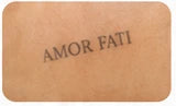 Custom text tattoo after 24 hours