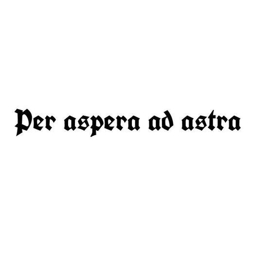 Illustrative lettering temporary tattoo design
