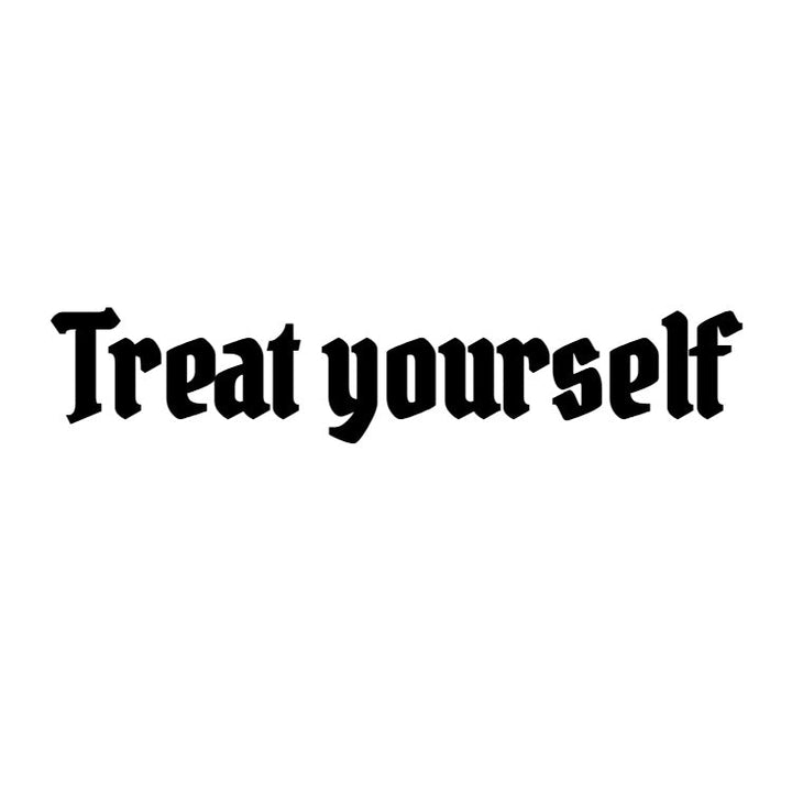 Illustrative lettering temporary tattoo design