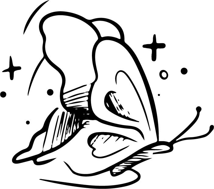 The Butterfly Archive • Fine Line Temporary Tattoo - JUST PRESS