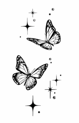 Wander Ink  Temporary Tattoo Set