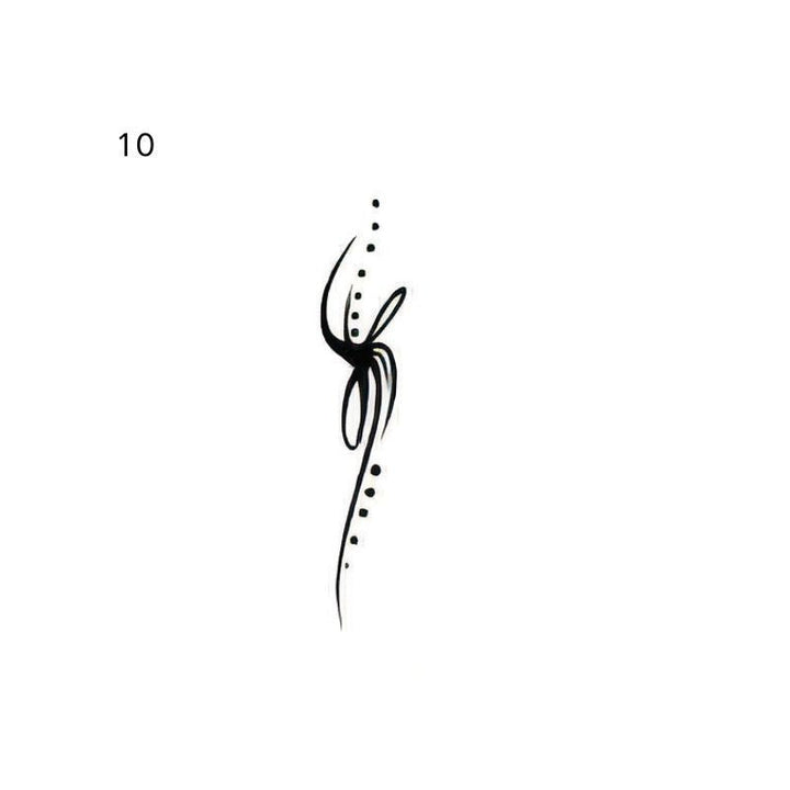 ornamental sigil temporary tattoo design