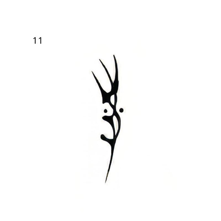 ornamental sigil temporary tattoo design