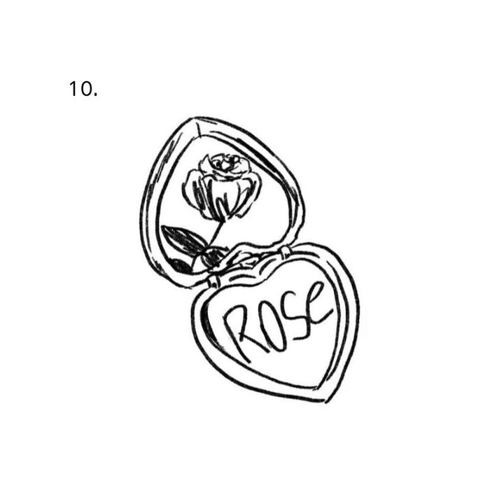 Minimal star temporary tattoo design