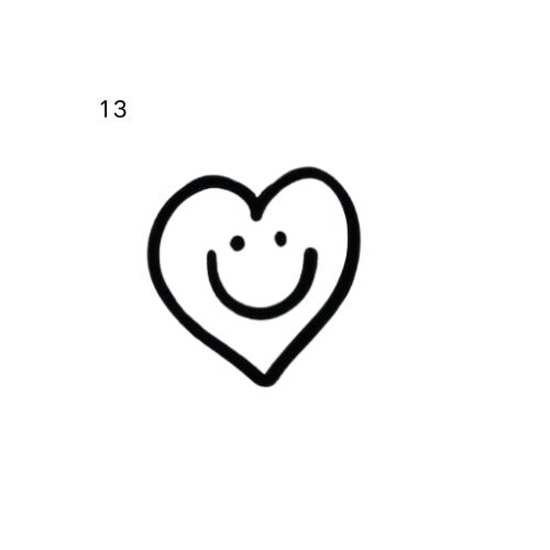 Doodle mug temporary tattoo design