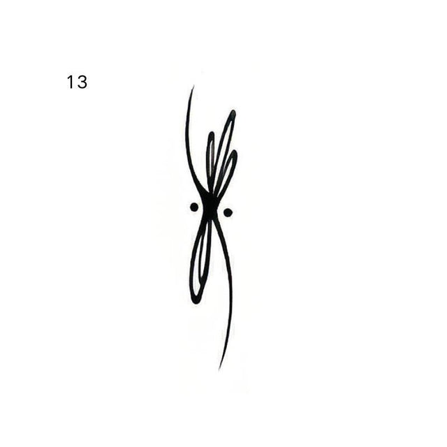 The artwork features a double-loop tribal sigil.