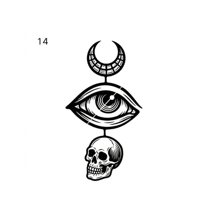The Folklore Archive • Antique Legend Temporary Tattoo - JUST PRESS