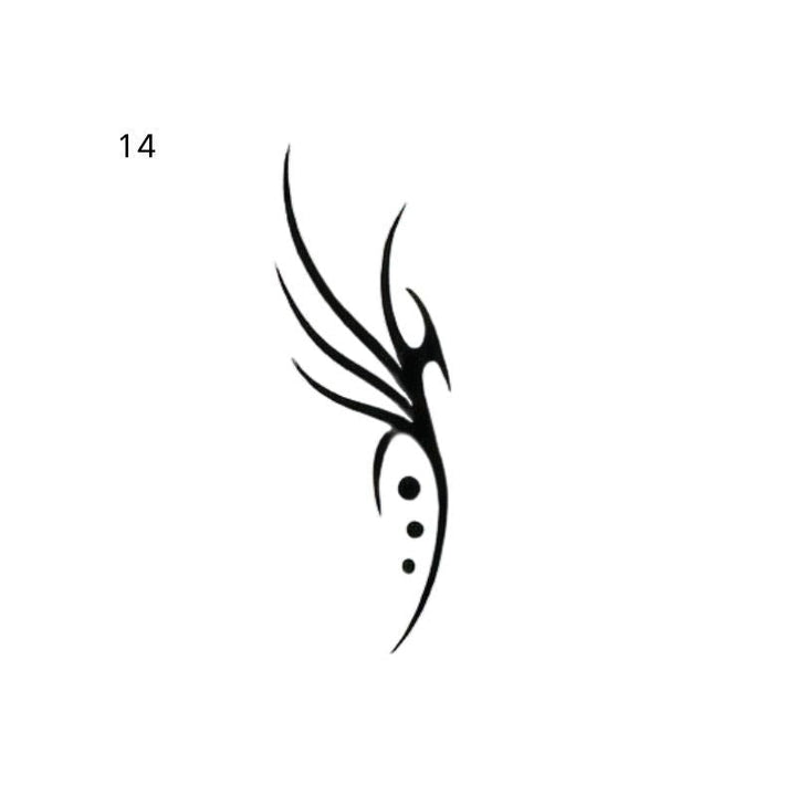 ornamental sigil temporary tattoo design