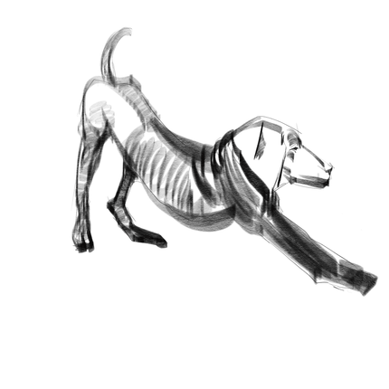 Charcoal Sketch Style - JUST PRESS