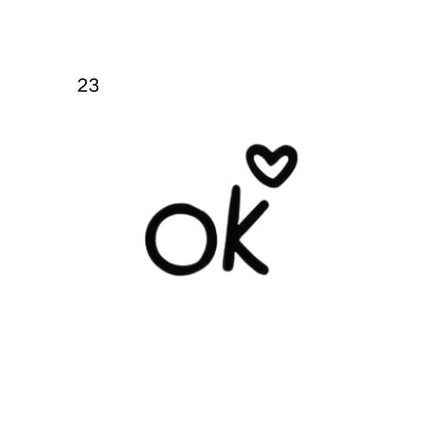 The Pocket Whisper Archive • Micro Doodle Temporary Tattoo - JUST PRESS