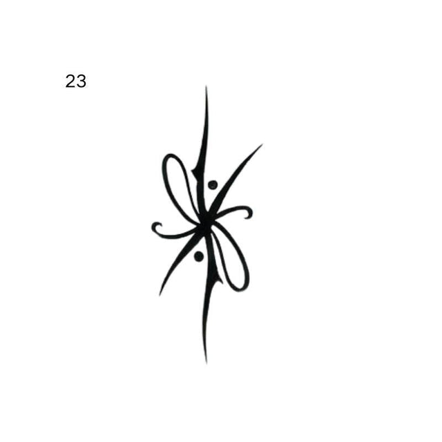 The artwork features an abstract loop flower sigil.