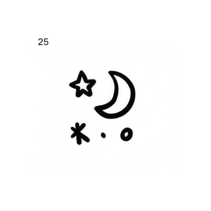 Sunny Sky Mini Temporary Tattoo Set