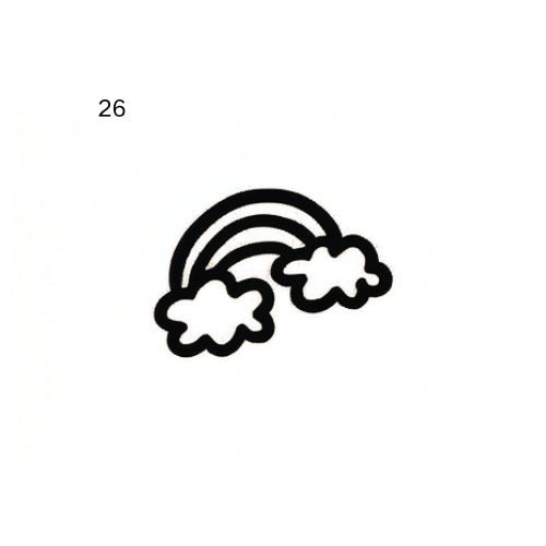Doodle bathtub temporary tattoo design