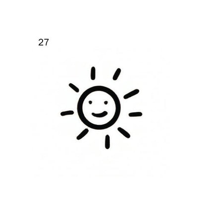 The Pocket Whisper Archive • Micro Doodle Temporary Tattoo - JUST PRESS