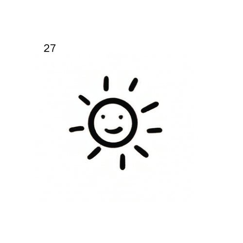 Doodle car temporary tattoo design