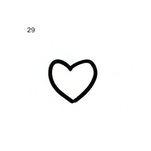 Doodle butterfly temporary tattoo design