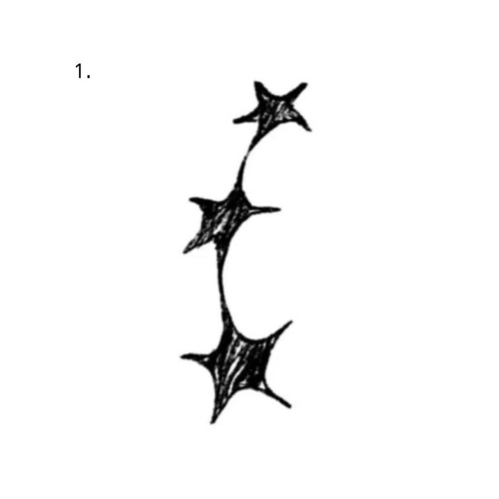 Minimal paw print temporary tattoo design