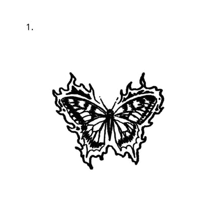 The Bittersweet Archive • Dark Coquette & Grunge Temporary Tattoo - JUST PRESS