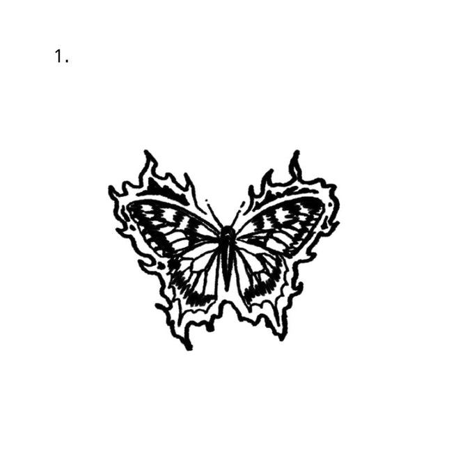 The Bittersweet Archive • Dark Coquette & Grunge Temporary Tattoo - JUST PRESS