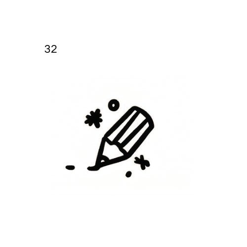 Doodle dice temporary tattoo design