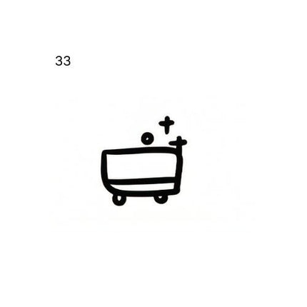 The Pocket Whisper Archive • Micro Doodle Temporary Tattoo - JUST PRESS