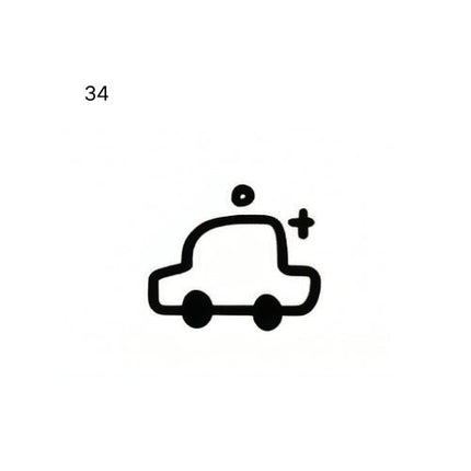 The Pocket Whisper Archive • Micro Doodle Temporary Tattoo - JUST PRESS
