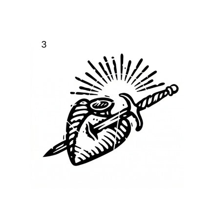 The Folklore Archive • Antique Legend Temporary Tattoo - JUST PRESS