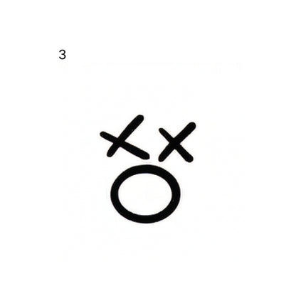 Mood Face Mini Temporary Tattoo Set Ⅱ