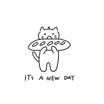 Orange Cat Vol.1: Slow Living • Custom Temporary Tattoo - JUST PRESS