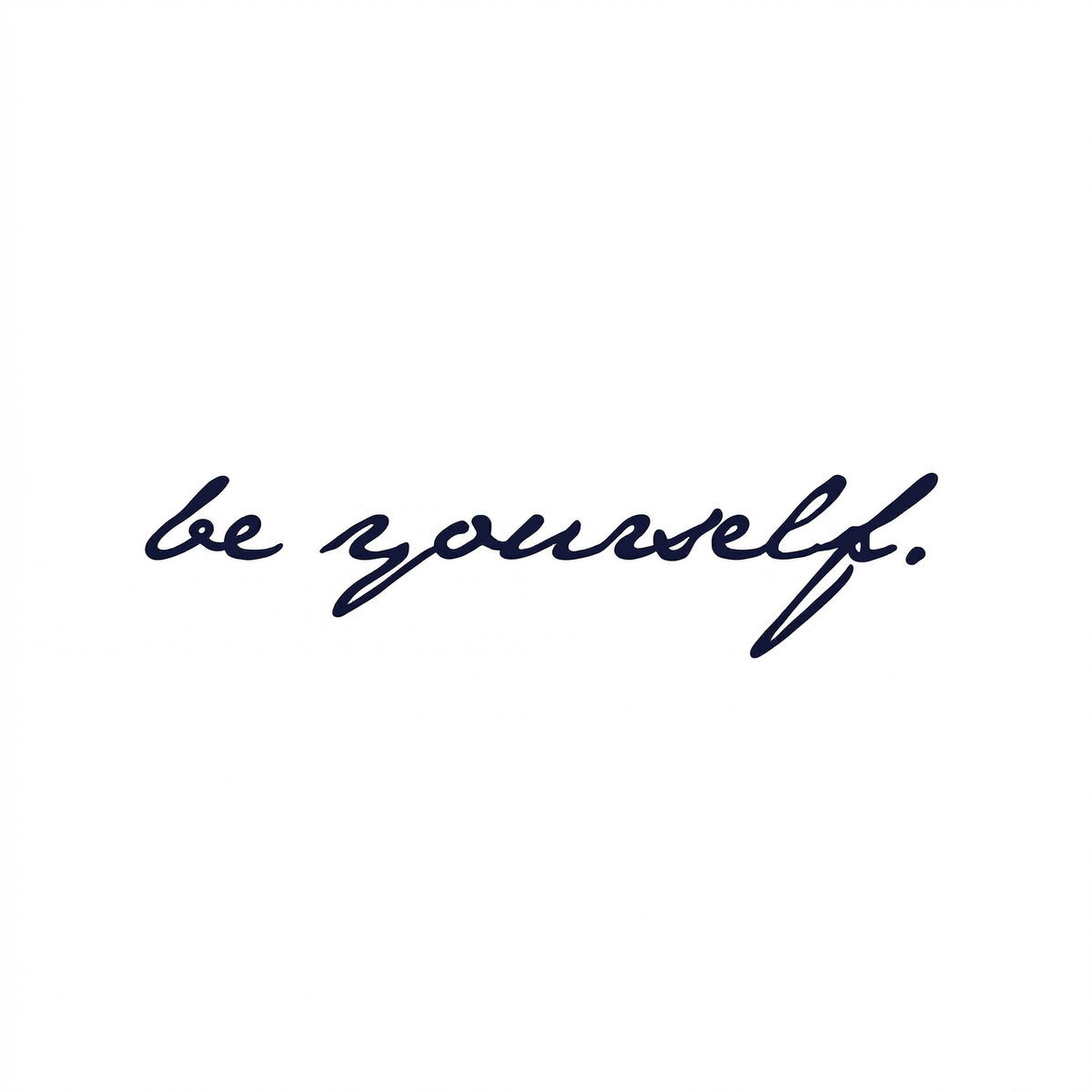 Minimal lettering temporary tattoo design