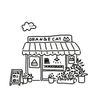 Orange Cat Vol.1: Slow Living • Custom Temporary Tattoo - JUST PRESS