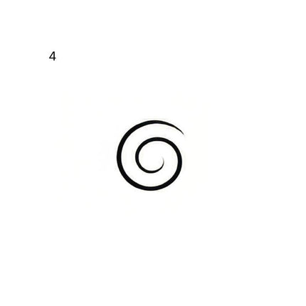 The Midnight Sigil Archive • Cyber - Minimalist Temporary Tattoo - JUST PRESS