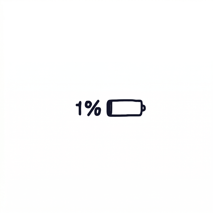 Illustrative battery temporary tattoo design