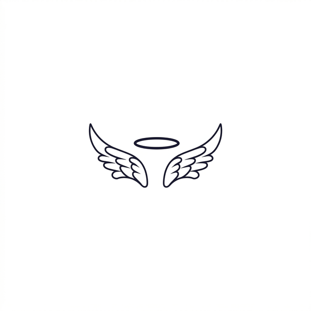 The artwork features angel wings and halo.