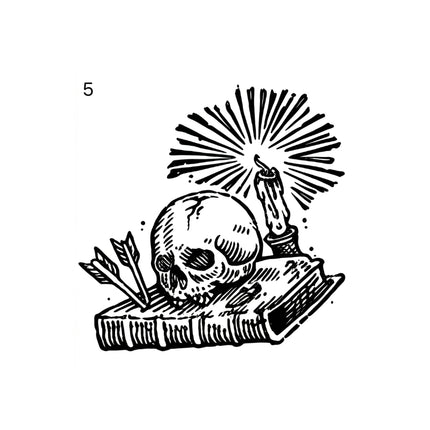 The Folklore Archive • Antique Legend Temporary Tattoo - JUST PRESS