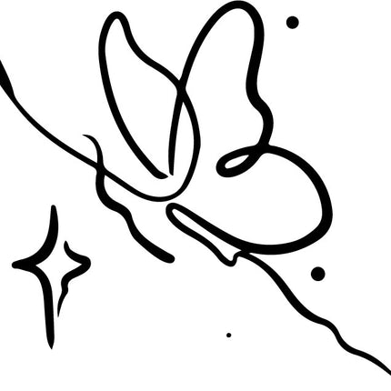 The Butterfly Archive • Fine Line Temporary Tattoo - JUST PRESS