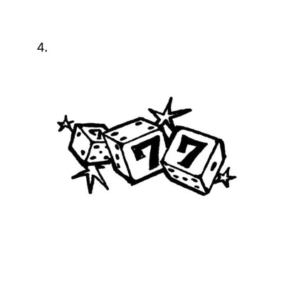 The Bittersweet Archive • Dark Coquette & Grunge Temporary Tattoo - JUST PRESS