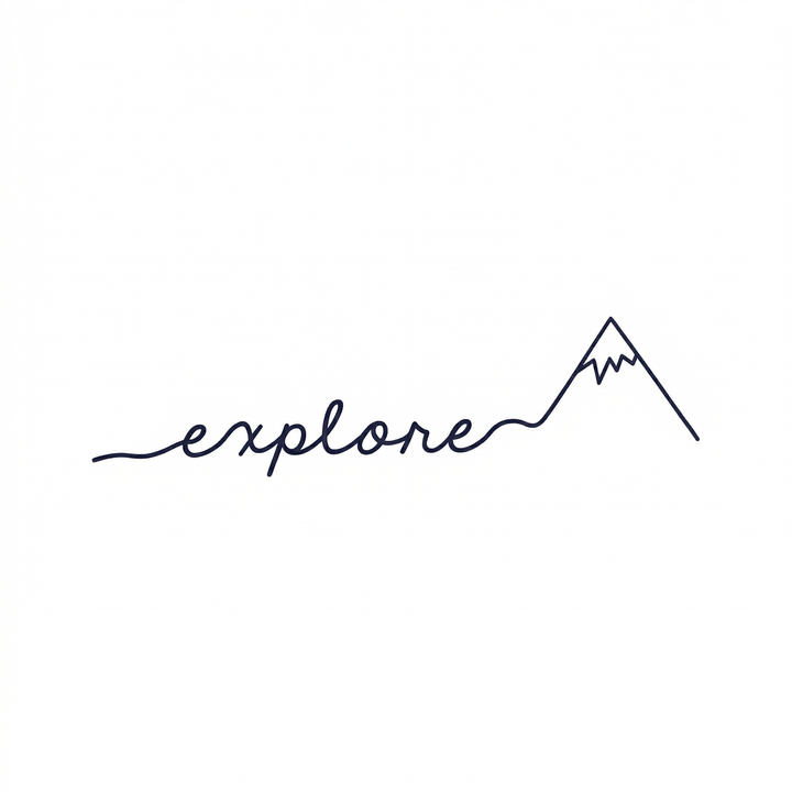 Minimal lettering temporary tattoo design