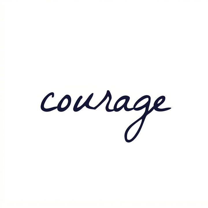Minimal lettering temporary tattoo design