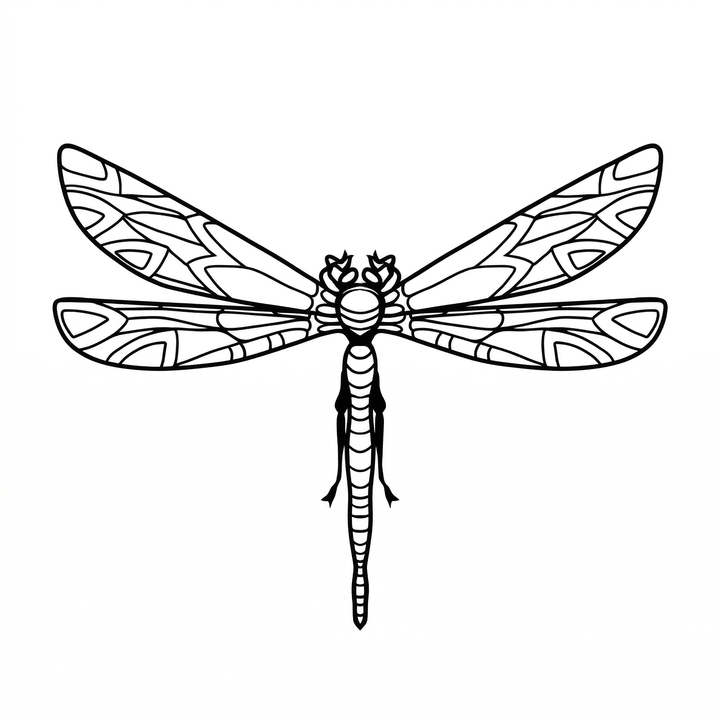 The artwork features a detailed dragonfly.