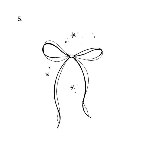 Illustrative rabbit temporary tattoo design