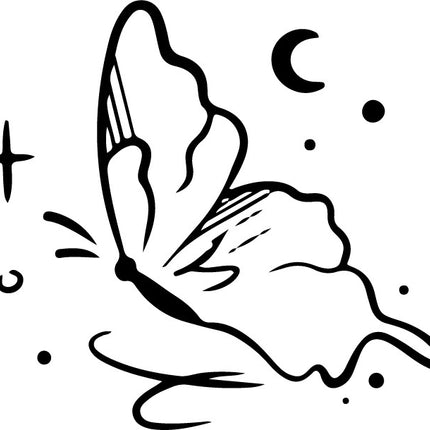 The Butterfly Archive • Fine Line Temporary Tattoo - JUST PRESS