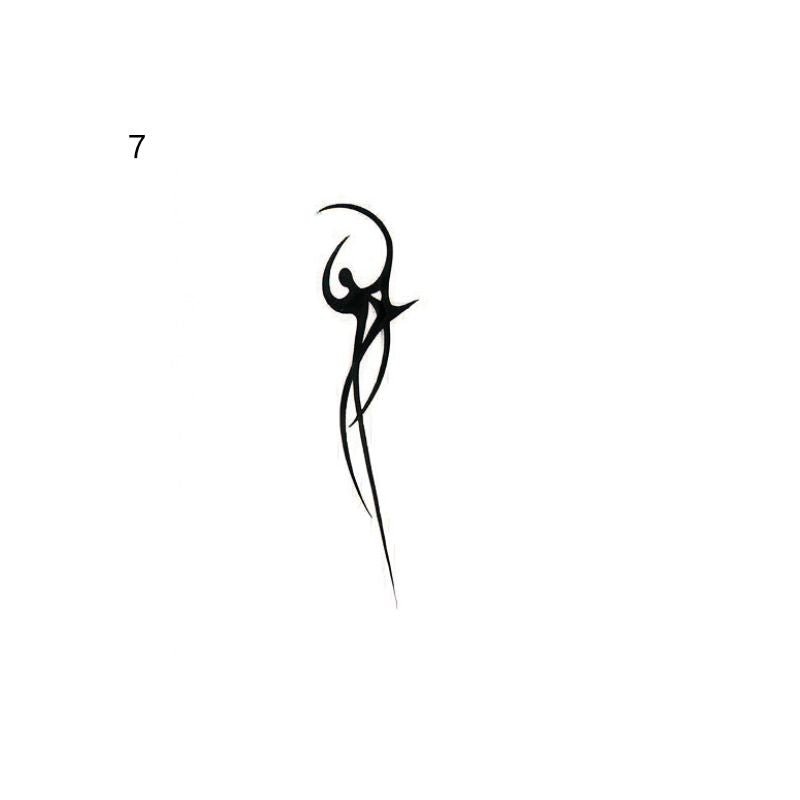 ornamental sigil temporary tattoo design