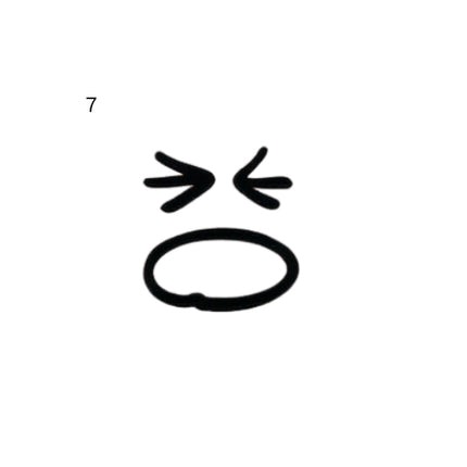 Mood Face Mini Temporary Tattoo Set Ⅱ
