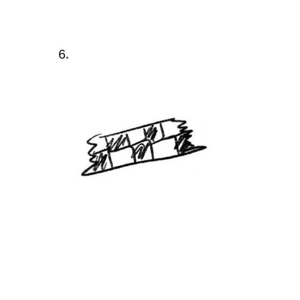 The Naive Nostalgia Archive • Indie Sketch Temporary Tattoo - JUST PRESS
