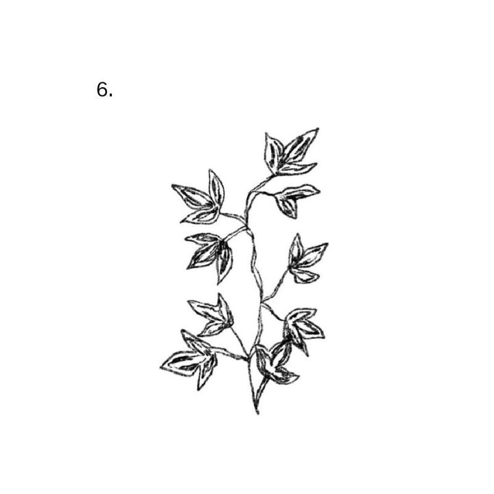 Sketch lettering temporary tattoo design
