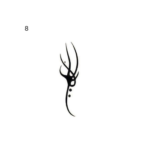 ornamental sigil temporary tattoo design