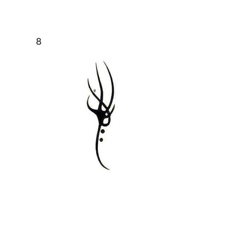 ornamental sigil temporary tattoo design