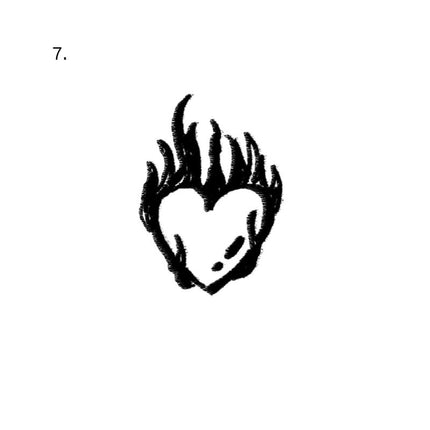 The Bittersweet Archive • Dark Coquette & Grunge Temporary Tattoo - JUST PRESS