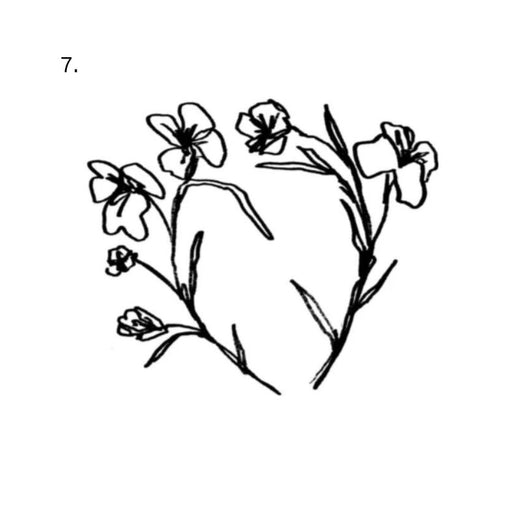 Minimal star temporary tattoo design